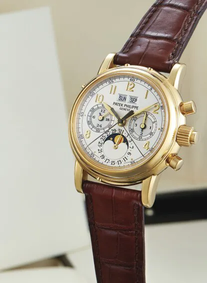 Patek Philippe Perpetual Calendar Split-Seconds Chronograph 5004J 36mm Yellow gold White