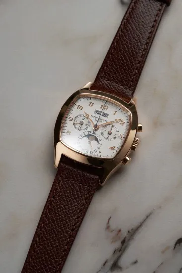 Patek Philippe Perpetual Calendar Chronograph 5020 37mm Rose gold Silvered 3