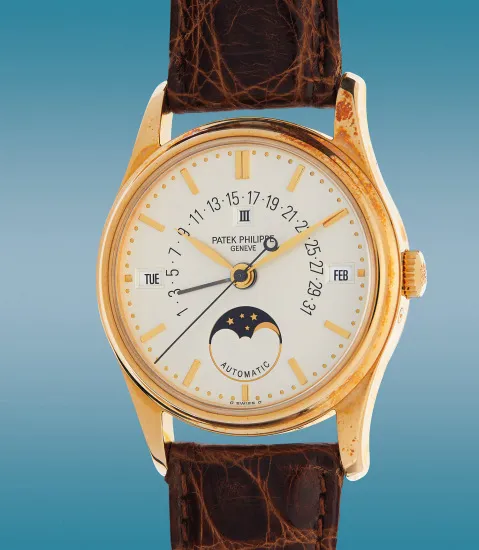 Patek Philippe 5050 35mm Yellow gold Silvered