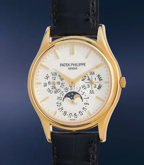 Patek Philippe Perpetual Calendar 5140J 37mm Yellow gold White