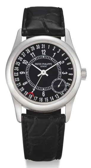 Patek Philippe 6000G 37mm White gold Black