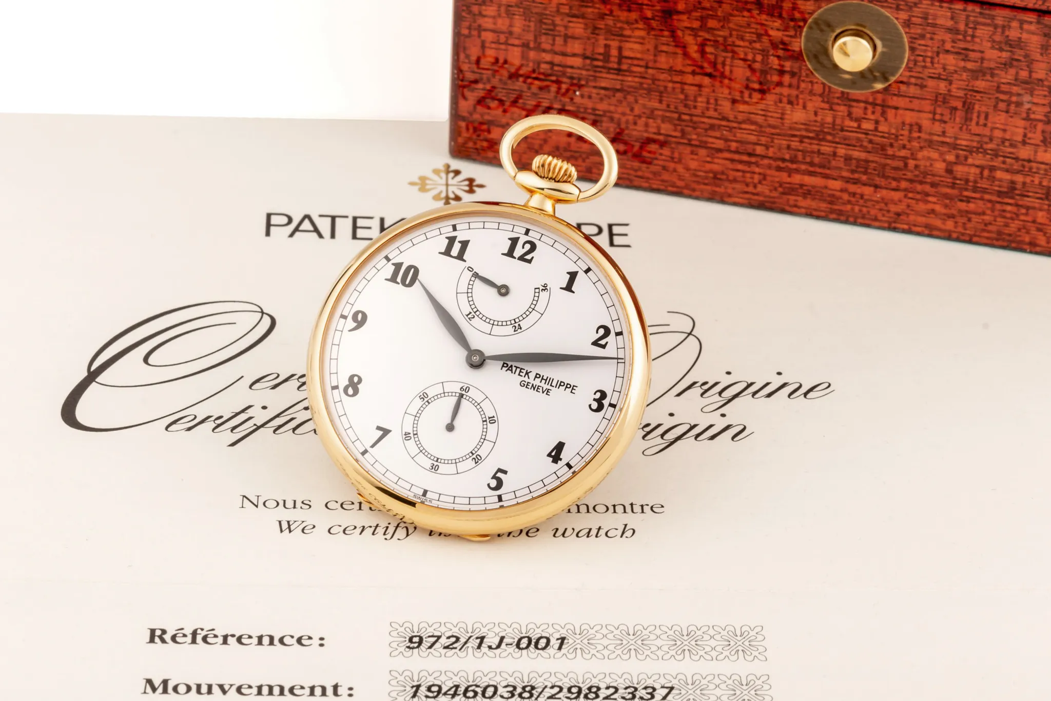 Patek Philippe Power Reserve Indicator 972/1J 44mm Yellow gold White