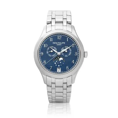 Patek Philippe Annual Calendar 4947 38mm Stainless steel Blue