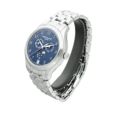 Patek Philippe Annual Calendar 4947 38mm Stainless steel Blue 1