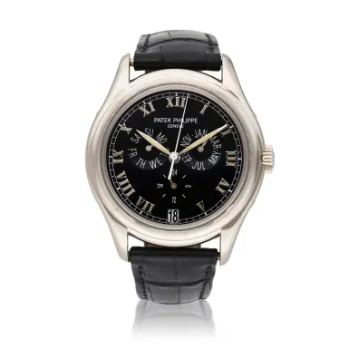 Patek Philippe Annual Calendar 5035 37mm White gold Black