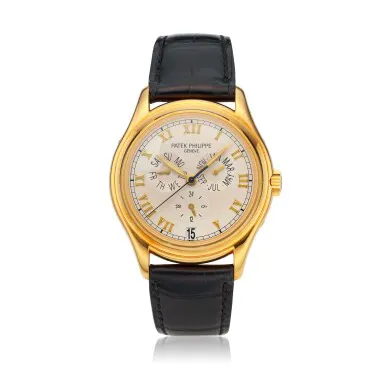 Patek Philippe Annual Calendar 5035 37mm Yellow gold Silver