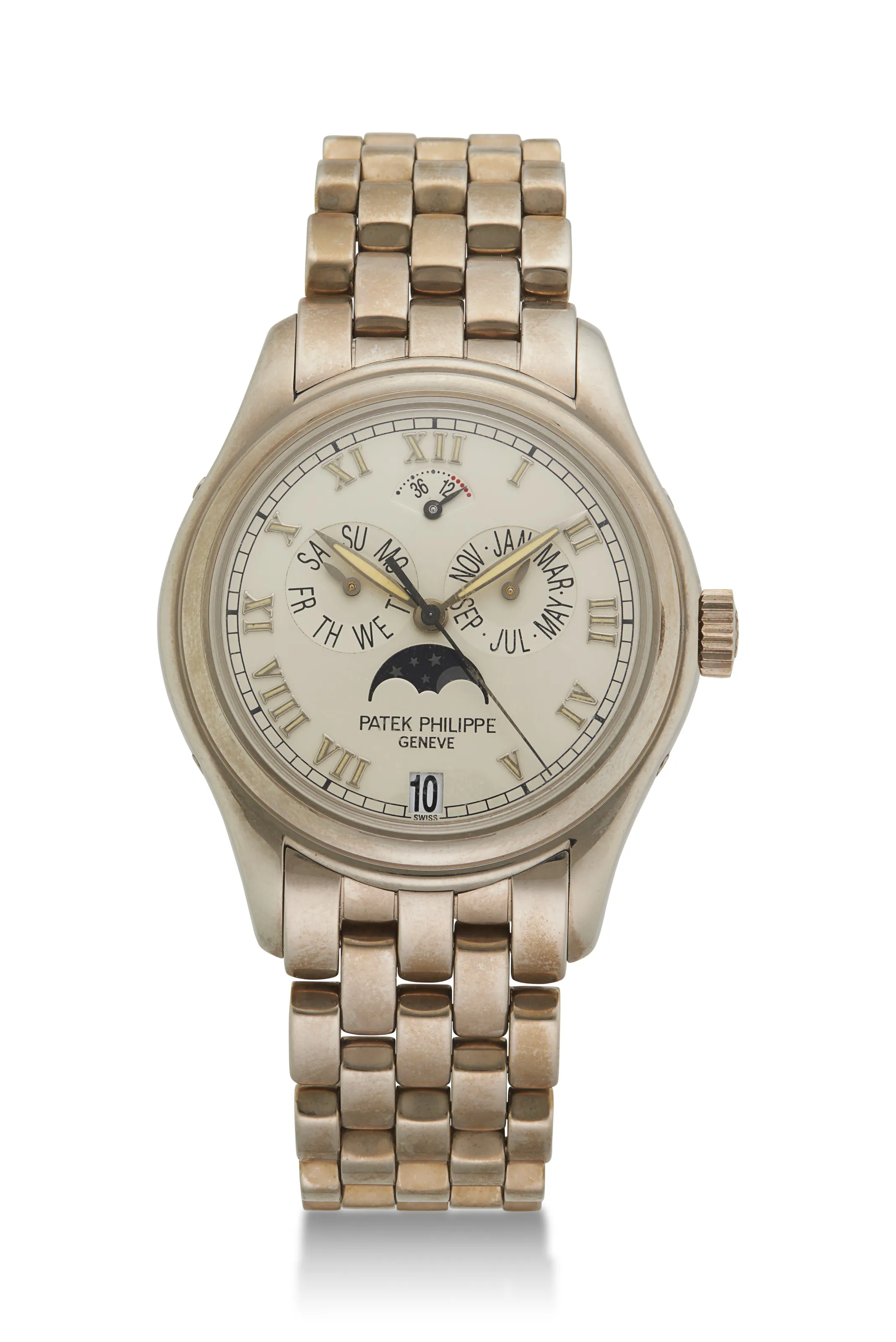 Patek Philippe Annual Calendar 5036G 37mm White gold Silver