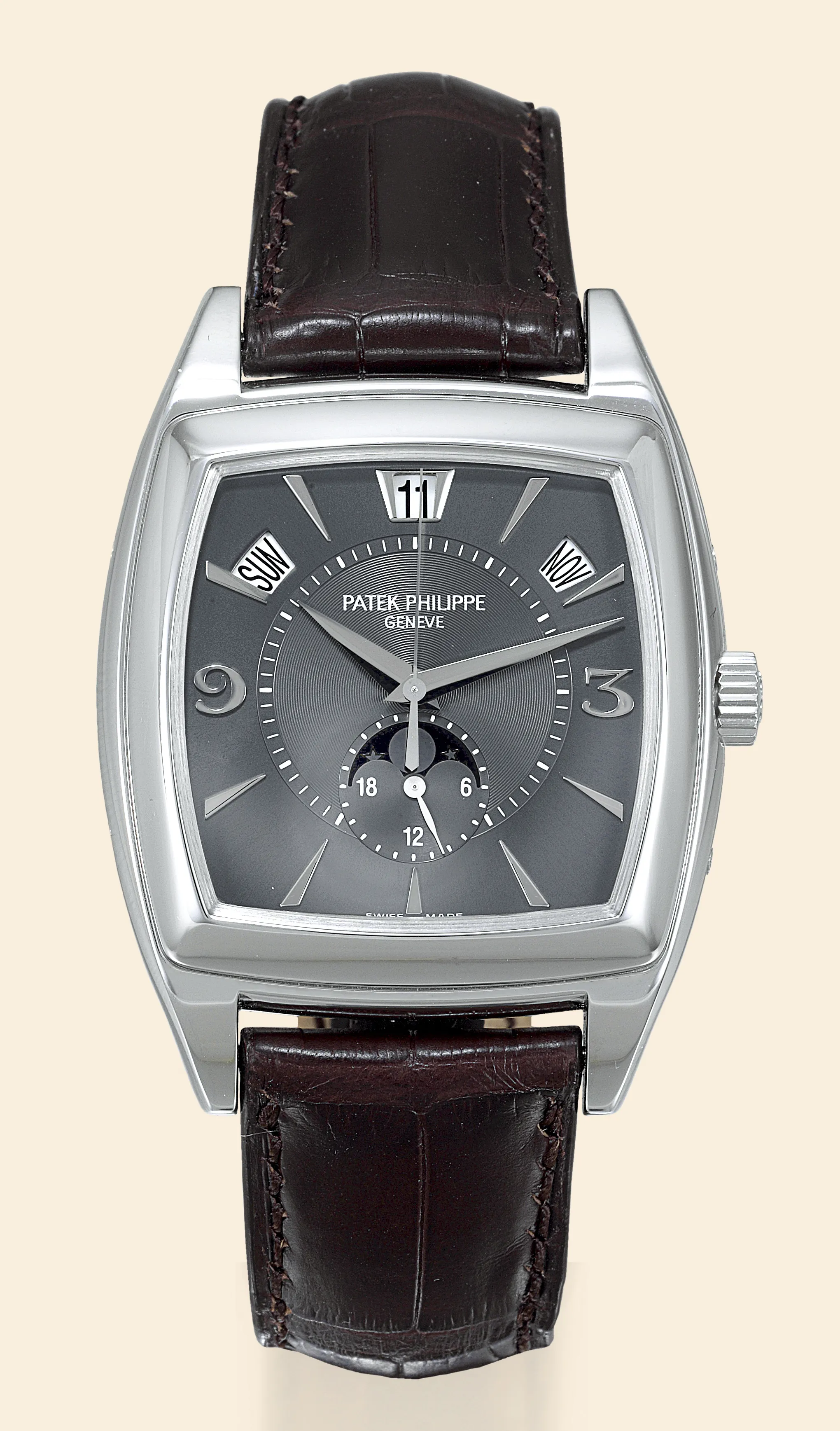 Patek Philippe Gondolo 5135G 38mm White gold Silver