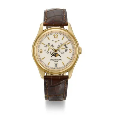 Patek Philippe Annual Calendar 5146J 39mm Yellow gold Cream