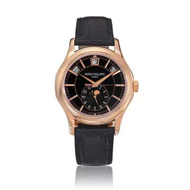 Patek Philippe Annual Calendar 5205R-010 40mm Rose gold Black