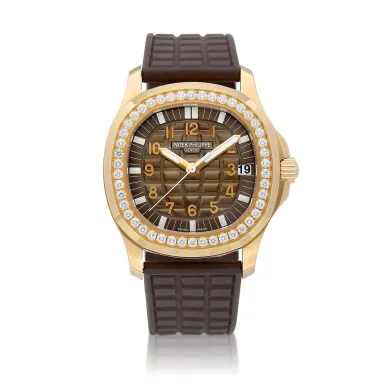 Patek Philippe Aquanaut 5068 36mm Rose gold Brown