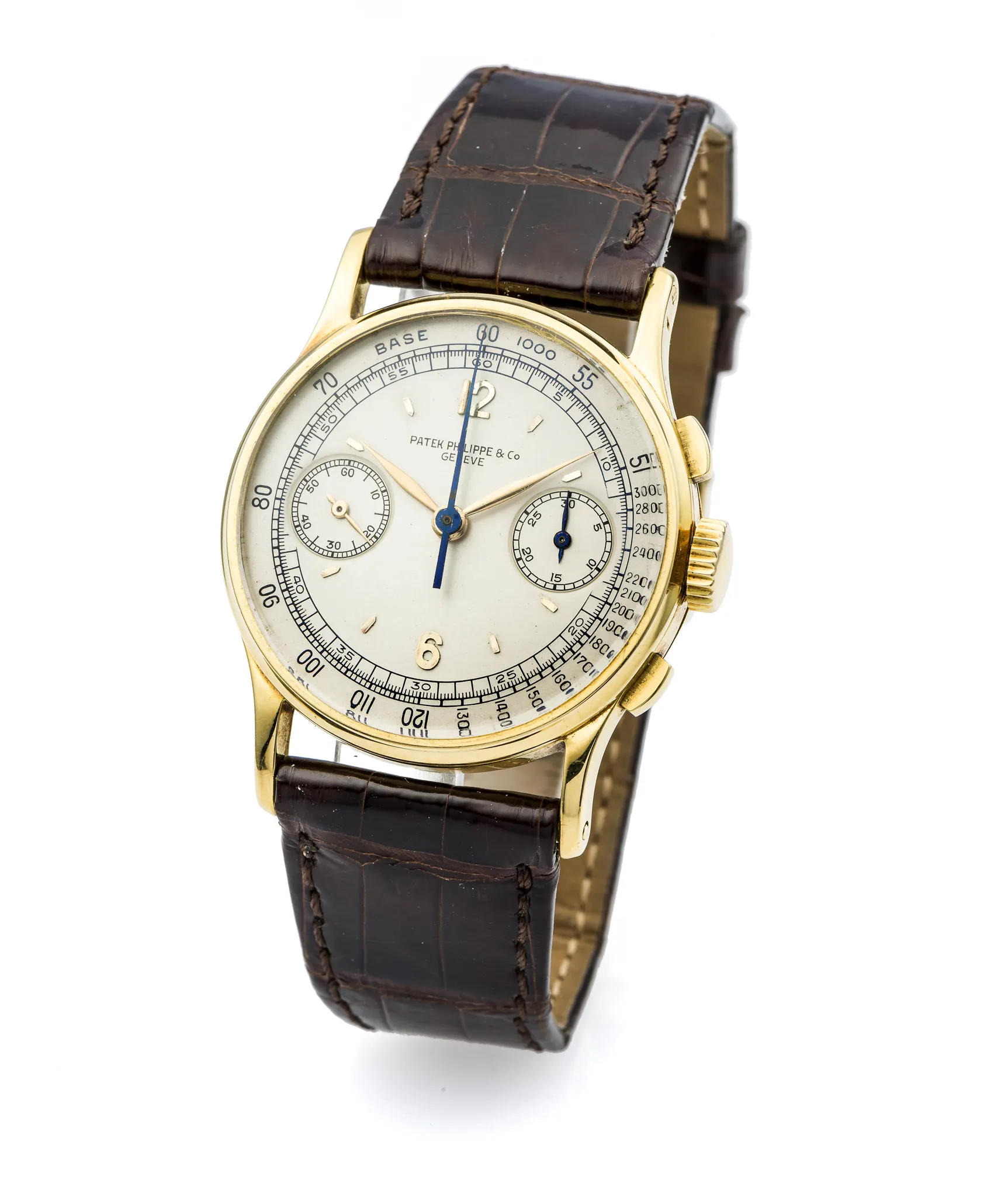 Patek Philippe Chronograph 130 33mm Yellow gold Cream