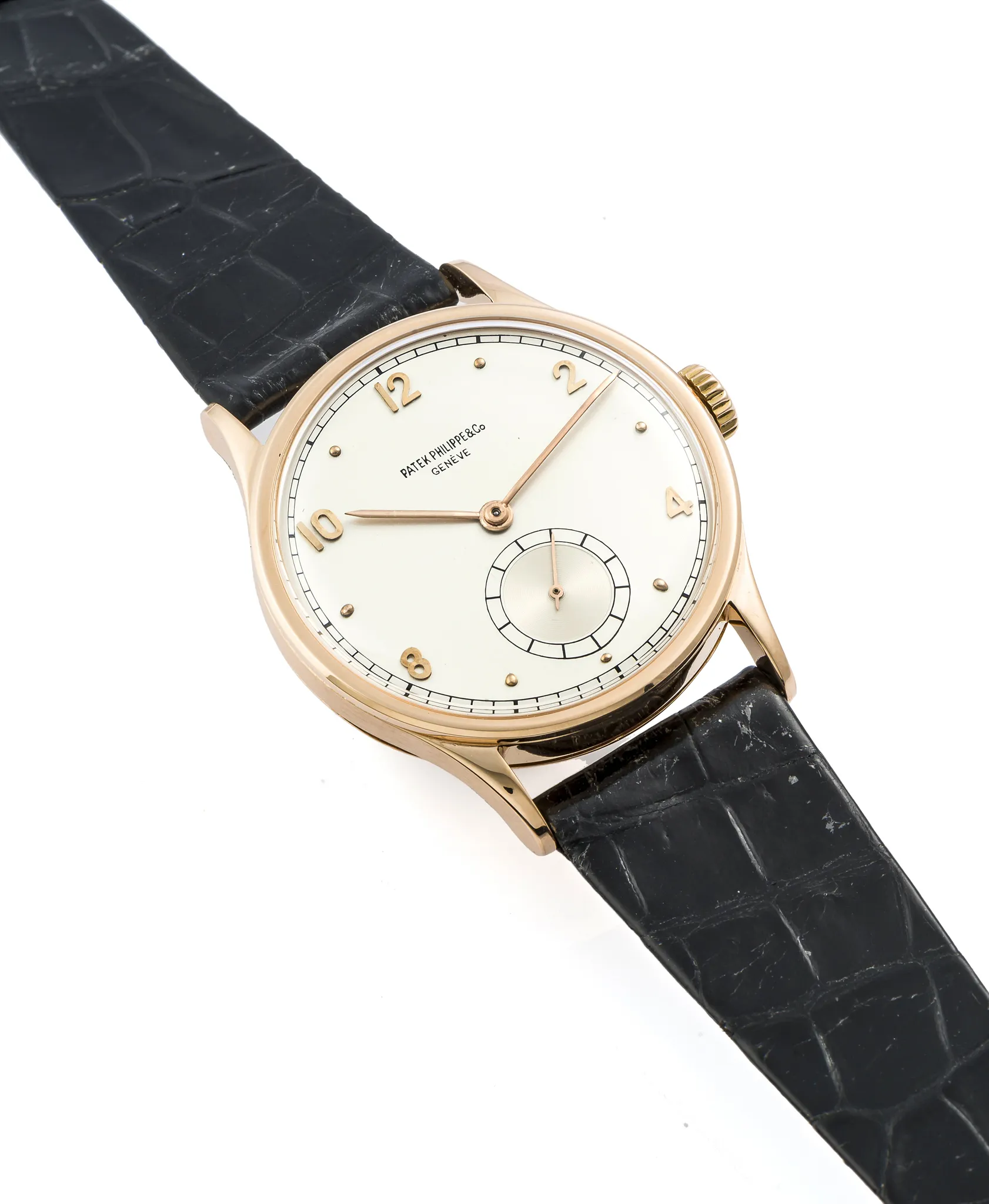 Patek Philippe Calatrava 1509/1 35mm Rose gold Silver