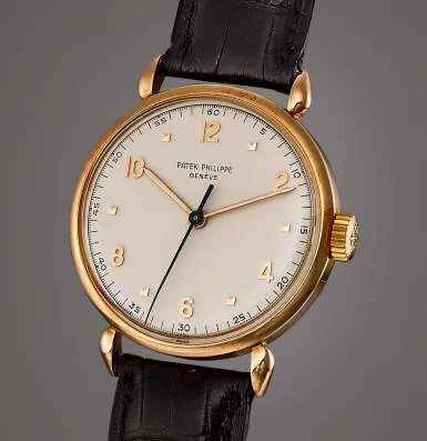 Patek Philippe Calatrava 1509 35mm Rose gold Silver