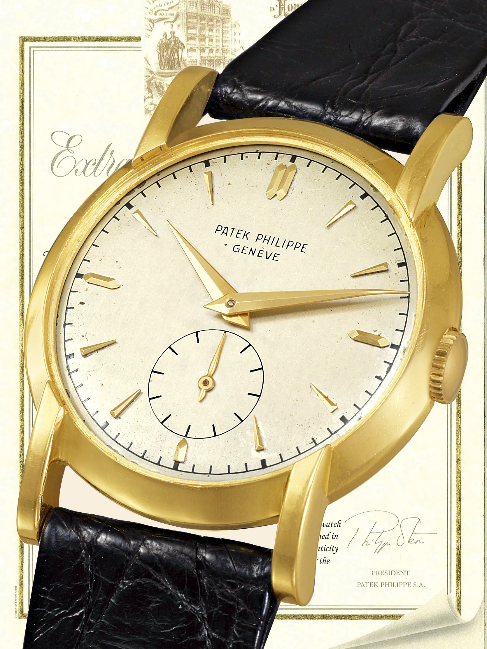 Patek Philippe Calatrava 2429/1 33mm Yellow gold Silver