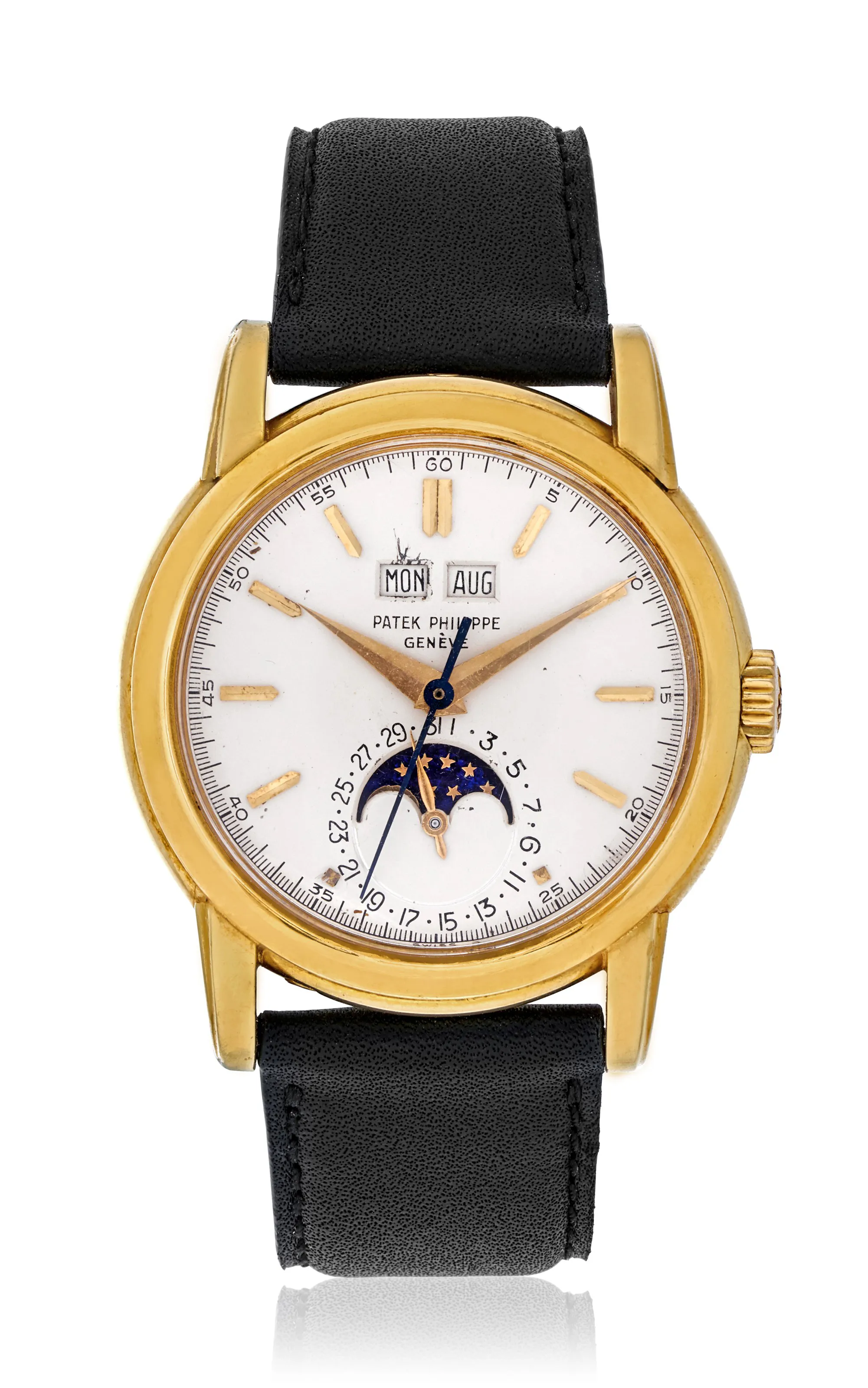 Patek Philippe Perpetual Calendar 2438/1 37mm Yellow gold Silver