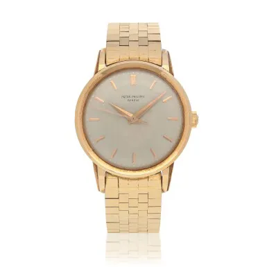 Patek Philippe Calatrava 2481 36.5mm Rose gold Silver