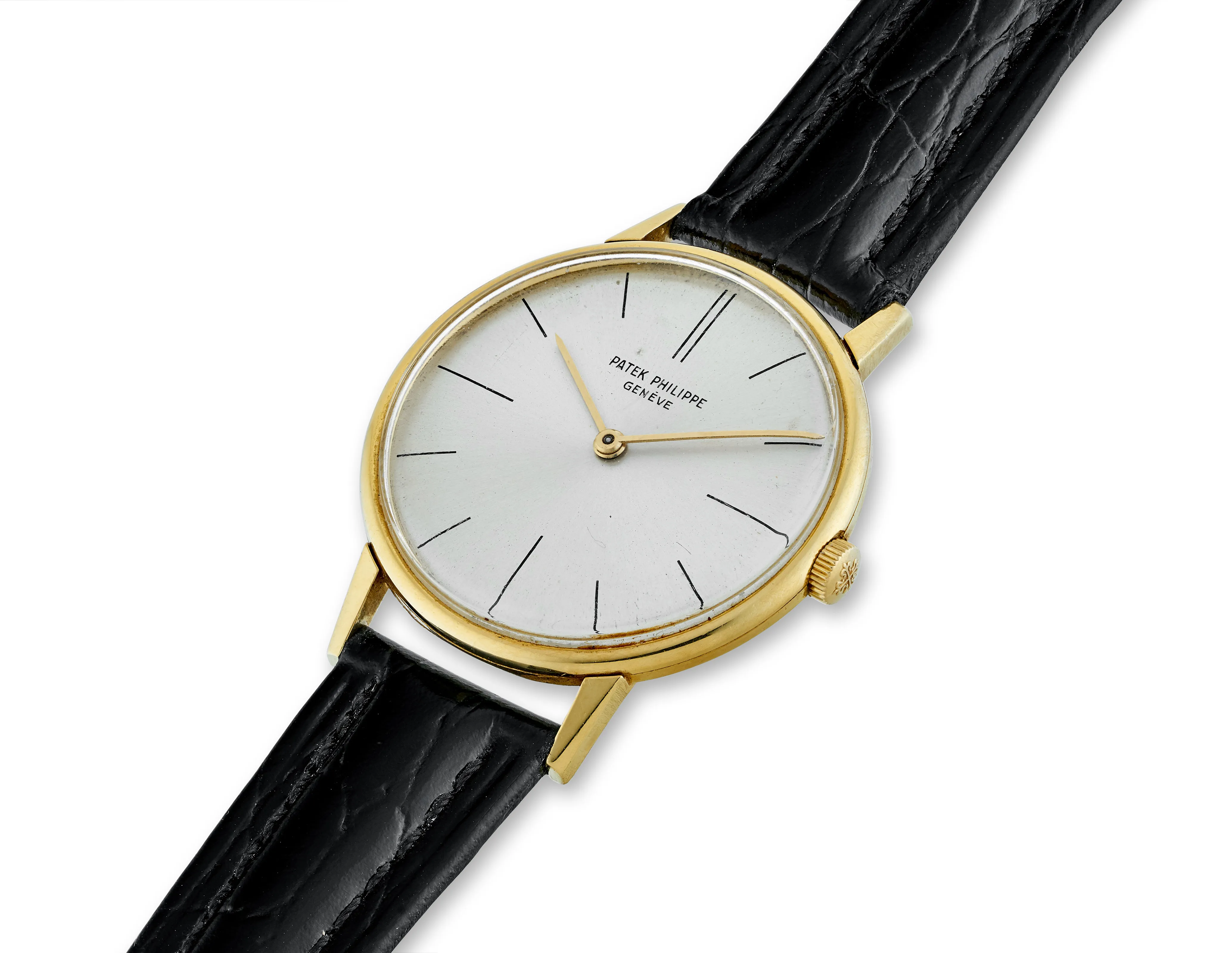 Patek Philippe Calatrava 2592/1 33mm Yellow gold Silver 1