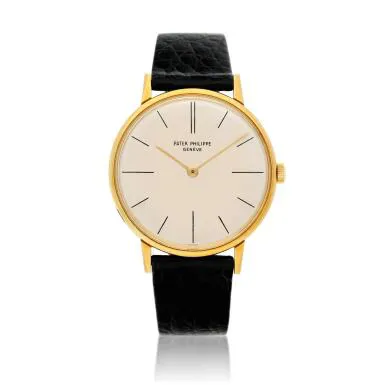 Patek Philippe Calatrava 2592/1 33mm Yellow gold Silver