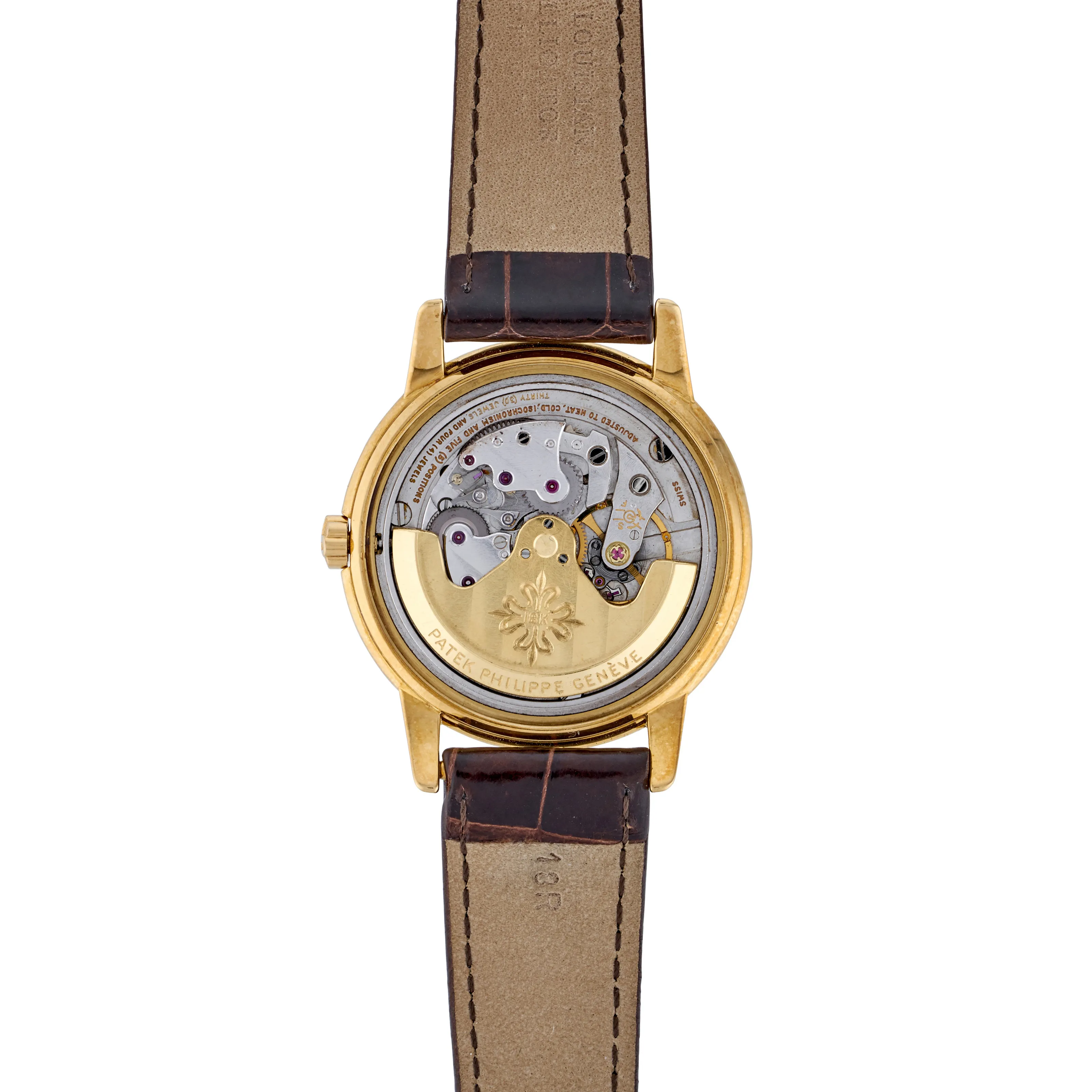 Patek Philippe Calatrava 3433 36mm Yellow gold Silver 3