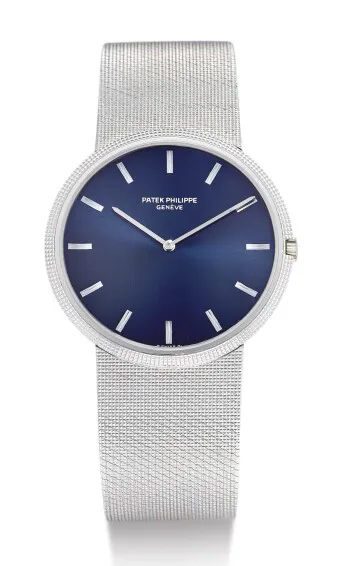 Patek Philippe Calatrava 3588 35mm White gold Blue