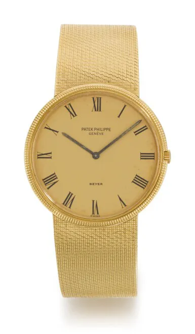 Patek Philippe Calatrava 3588 35mm Yellow gold Champagne