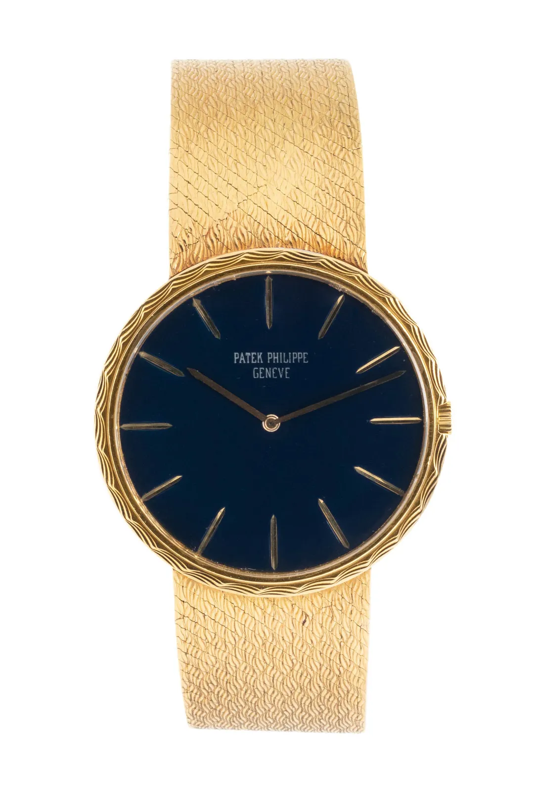 Patek Philippe Calatrava 3588/2 35mm Yellow gold Blue