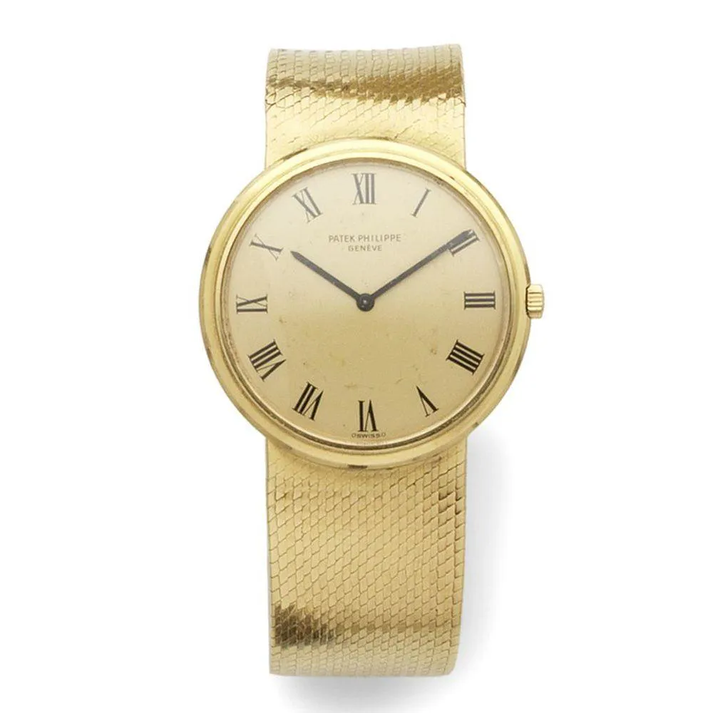 Patek Philippe Calatrava 3591-2 33mm Yellow gold Champagne