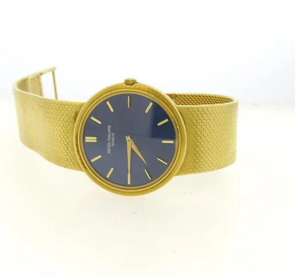 Patek Philippe Calatrava 3606-1 33mm Yellow gold Blue