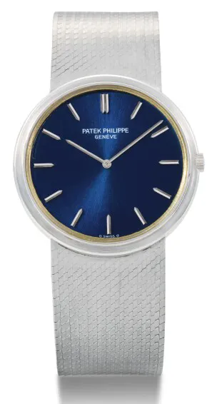 Patek Philippe Calatrava 3606-1 33mm White gold Blue