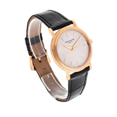 Patek Philippe Calatrava 3802 33mm Rose gold Cream 3