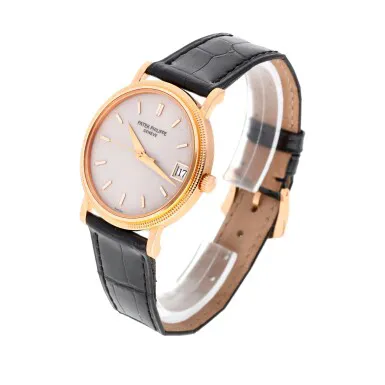 Patek Philippe Calatrava 3802 33mm Rose gold Cream 4