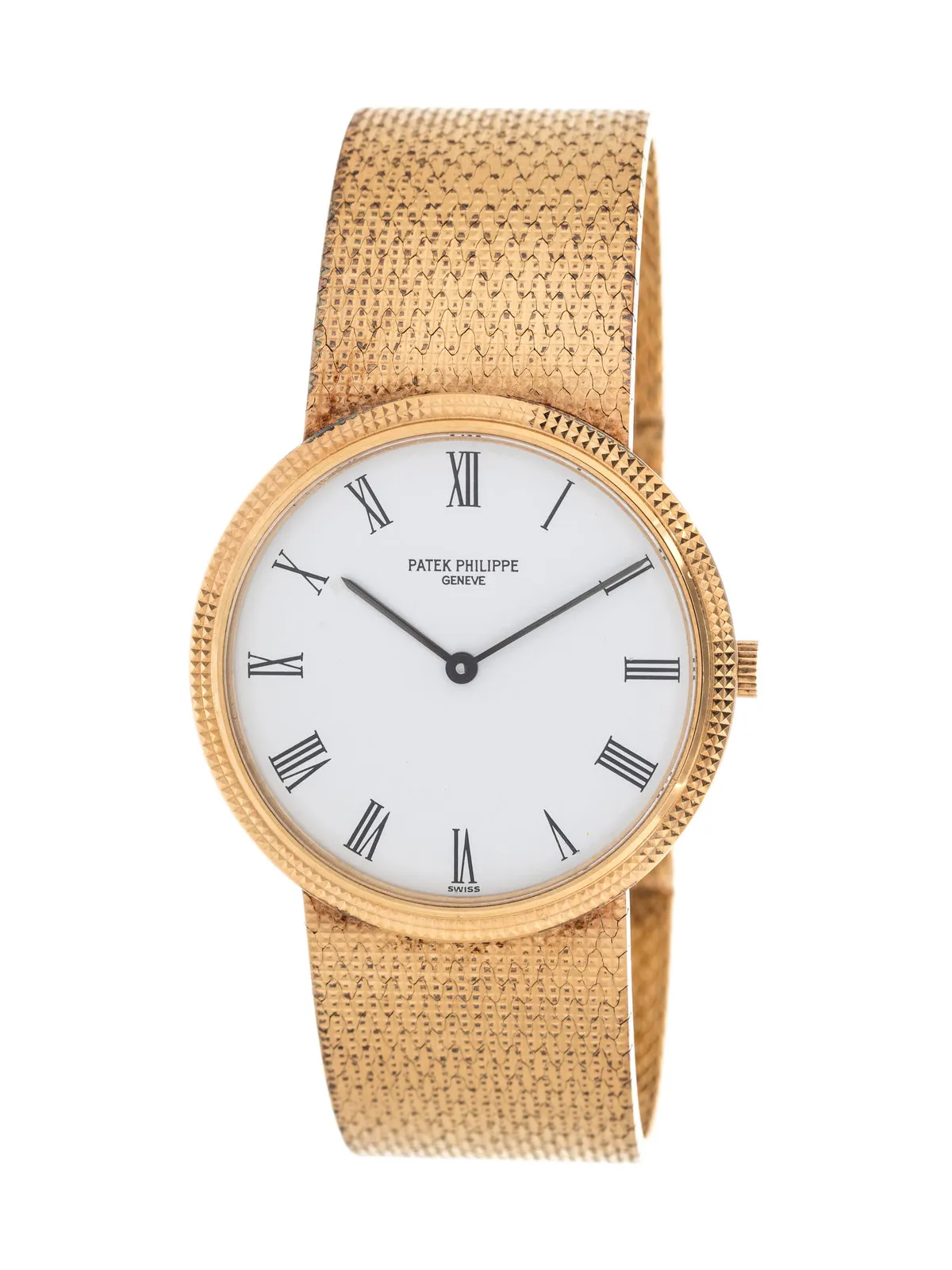 Patek Philippe Calatrava 3954 33mm Yellow gold White