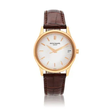 Patek Philippe Calatrava 3998 34mm Yellow gold Silver