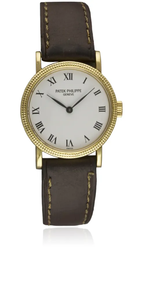 Patek Philippe Calatrava 4809 25mm Yellow gold White