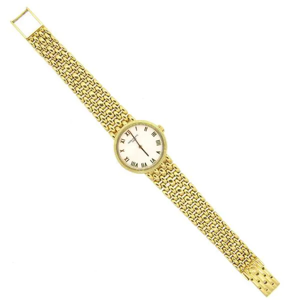 Patek Philippe Calatrava 4809/2 18mm Yellow gold White