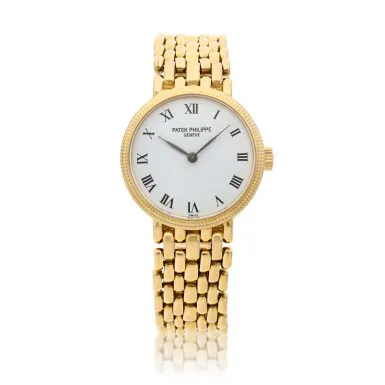 Patek Philippe Calatrava 4809 25mm Yellow gold White