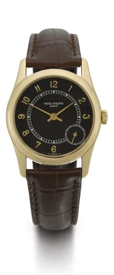 Patek Philippe Calatrava 5000 33mm Yellow gold Black