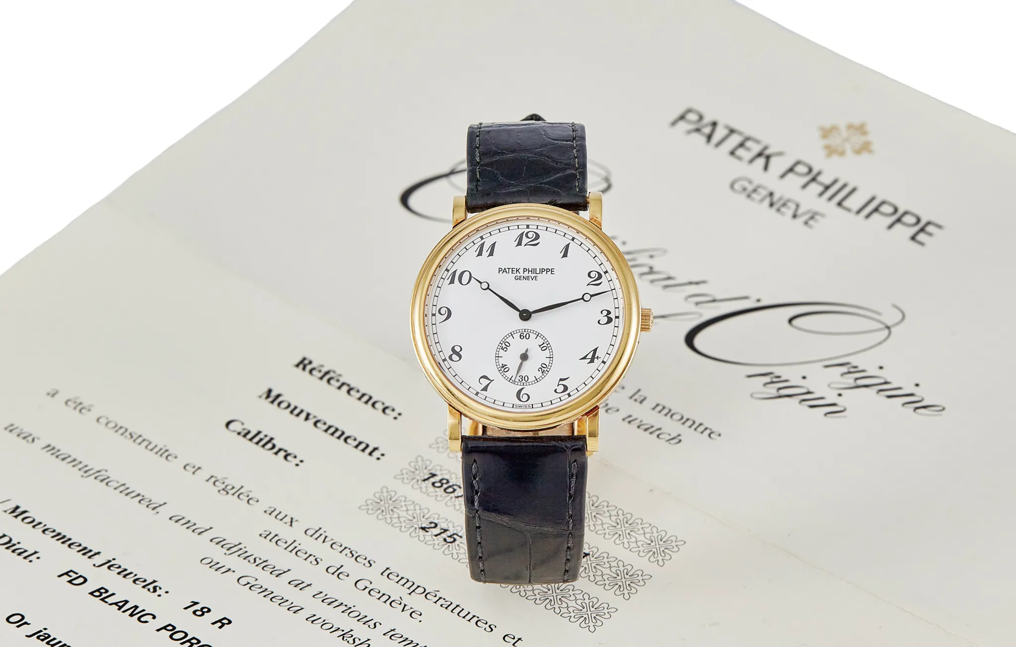 Patek Philippe Calatrava 5022J 33mm Yellow gold White