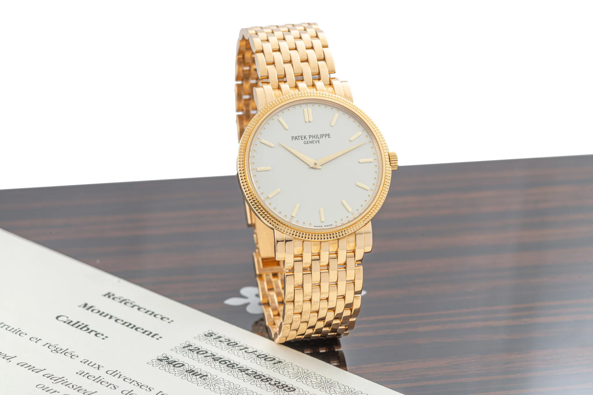 Patek Philippe Calatrava 5120/1J-001 35mm Yellow gold Silver