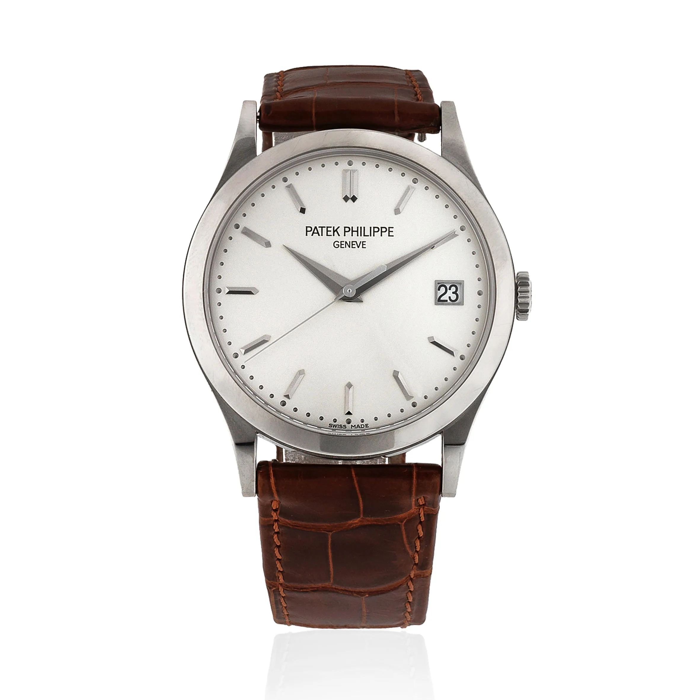 Patek Philippe Calatrava 5296 38mm White gold Silver