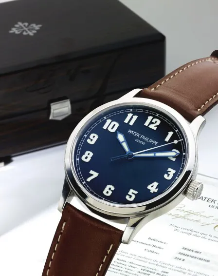 Patek Philippe Calatrava 5522A-001 42mm Stainless steel Blue