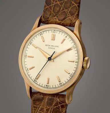 Patek Philippe Calatrava 570 35mm Rose gold Silver