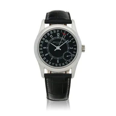 Patek Philippe Calatrava 6000G-001 37mm White gold Black