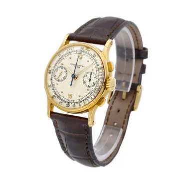 Patek Philippe Chronograph 130 34mm Yellow gold Silver 1