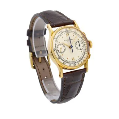 Patek Philippe Chronograph 130 34mm Yellow gold Silver 2