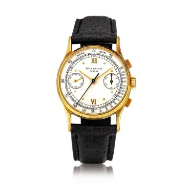 Patek Philippe Chronograph 130 33mm Yellow gold Silver