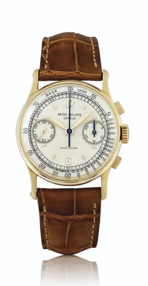 Patek Philippe Chronograph 130 33mm Yellow gold Silver