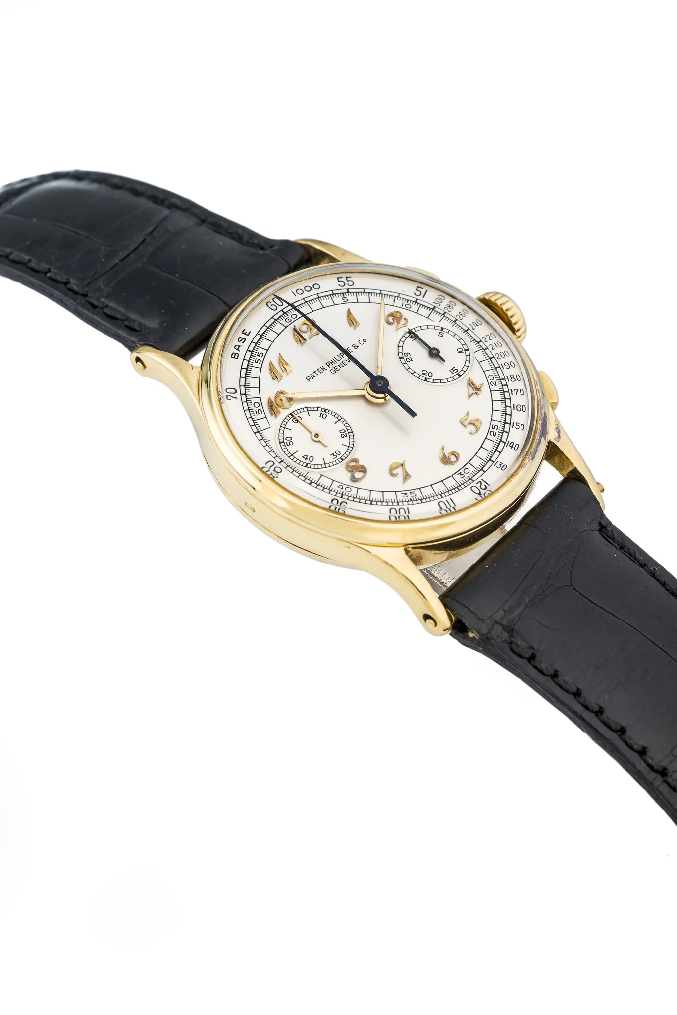 Patek Philippe Chronograph 130 33mm Yellow gold Silver