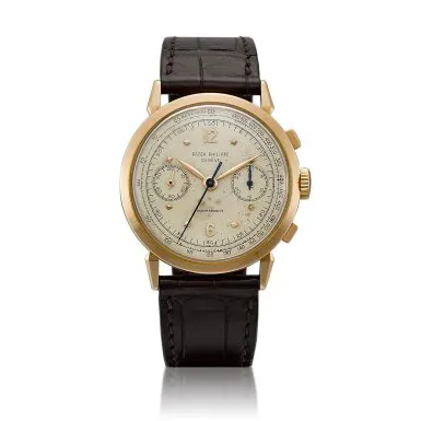 Patek Philippe Chronograph 1579 36mm Rose gold Silver